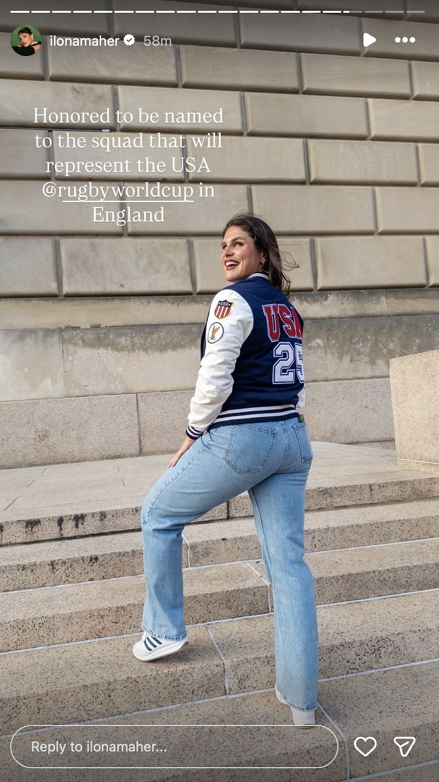Ilona Maher reacts to major Team USA honor | Instagram@ilonamaher